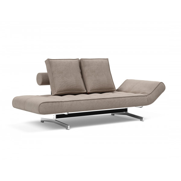 Кушетка Innovation Living Ghia 80х210 см ножки Chrome, цвет беж