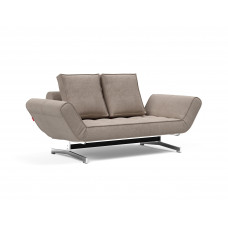 Кушетка Innovation Living Ghia 80х210 см ножки Chrome, цвет беж