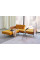 Желтый диван Innovation Living Splitback Lauge 115х210 см с подлокотниками
