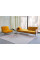 Желтый диван Innovation Living Splitback Lauge 115х210 см с подлокотниками