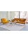 Желтый диван Innovation Living Splitback Lauge 115х210 см с подлокотниками