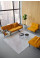Желтый диван Innovation Living Splitback Lauge 115х210 см с подлокотниками