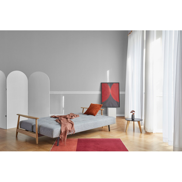 Диван Innovation Living Eluma Deluxe Button 140х200 см серый