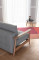 Диван Innovation Living Eluma Deluxe Button 140х200 см серый