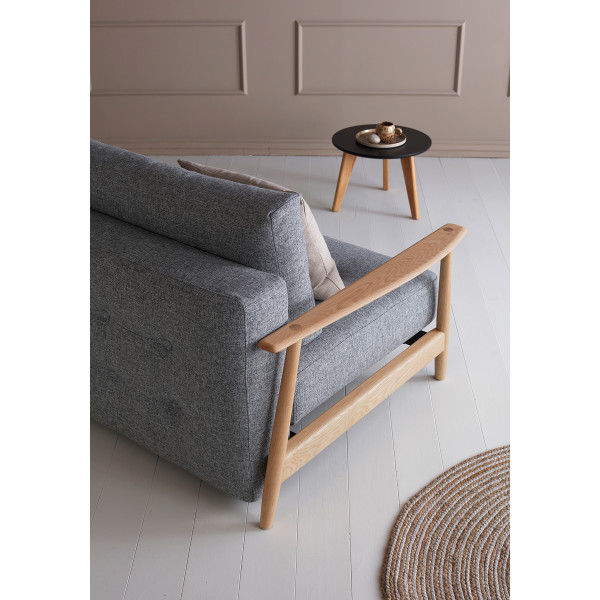 Диван Innovation Living Eluma Deluxe Button 140х200 см серый