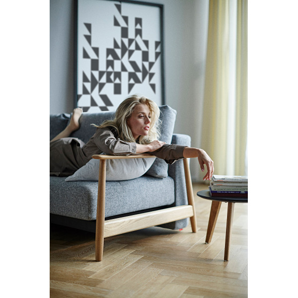Диван Innovation Living Eluma Deluxe Button 140х200 см серый