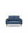 Кушетка Innovation Living Rollo 80х200 см Classic ножки Stem, синяя