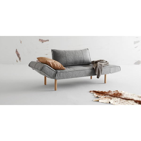Кушетка Innovation Living Zeal 70х200 см ножки Laser, серая