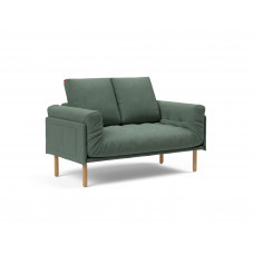 Кушетка Innovation Living Rollo 80х200 см Classic ножки Stem, зеленая