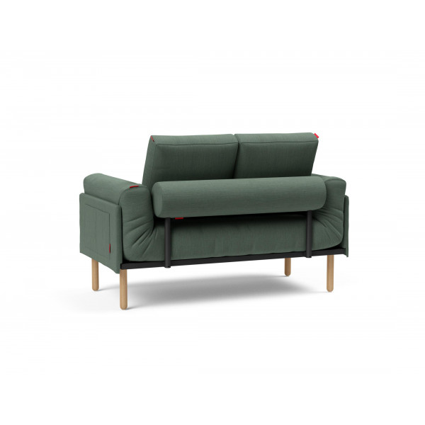 Кушетка Innovation Living Rollo 80х200 см Classic ножки Stem, зеленая