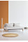 Диван Innovation Living Sly 140х200 см белый с дубовыми ножками