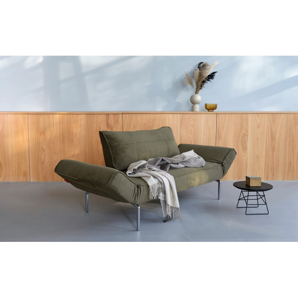Кушетка Innovation Living Zeal 70х200 см ножки Straw, цвет темно-зеленый
