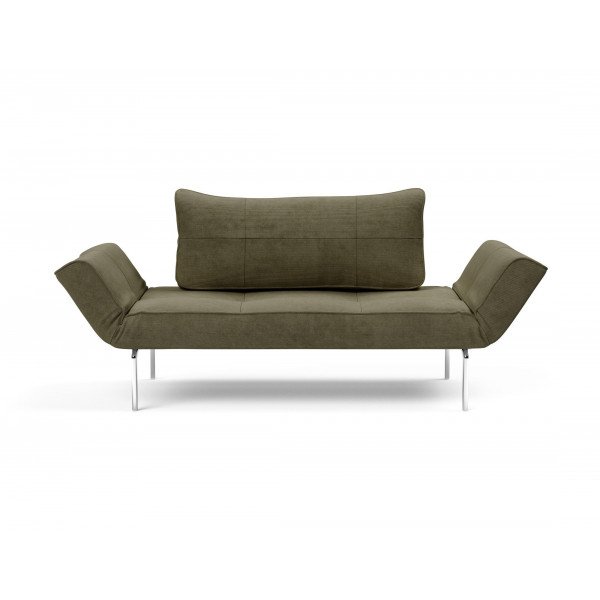 Кушетка Innovation Living Zeal 70х200 см ножки Straw, цвет темно-зеленый