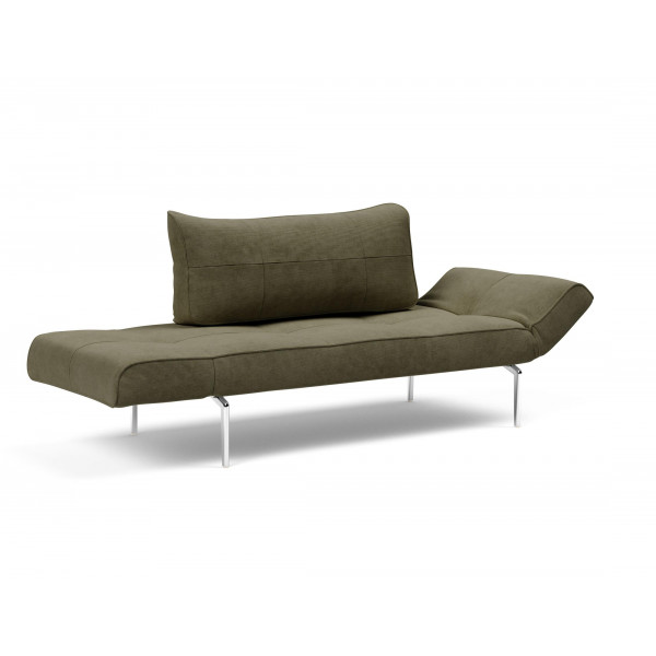 Кушетка Innovation Living Zeal 70х200 см ножки Straw, цвет темно-зеленый